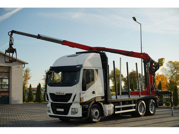 Iveco STRALIS 560 / 6X4 / DO DREWNA / DO DRZEWA / DO LASU / HDS PALFIN en leasing occasion Iveco STRALIS 560 / 6X4 / DO DREWNA / DO DRZEWA / DO LASU / HDS PALFIN: photos 2