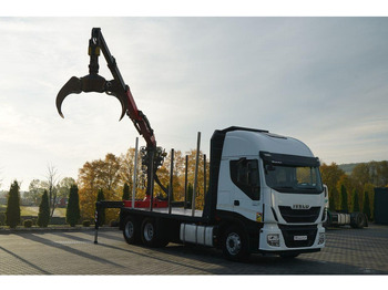 Iveco STRALIS 560 / 6X4 / DO DREWNA / DO DRZEWA / DO LASU / HDS PALFIN en leasing occasion Iveco STRALIS 560 / 6X4 / DO DREWNA / DO DRZEWA / DO LASU / HDS PALFIN: photos 1