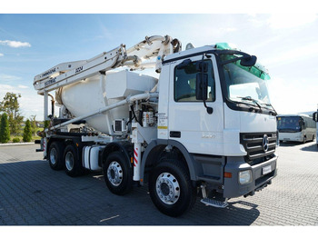 Camion malaxeur Mercedes-Benz ACTROS 3241 / POMPOGRUSZKA / 8X4 / BETONIARKA + POMPA SERMAC 3Z2: photos 2