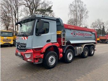 Camion benne Mercedes-Benz AROCS 3246 8X4 Eur 6 , KIPPER MEILLER MULDA: photos 3