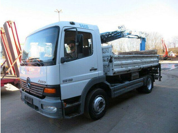 Camion benne, Camion grue Mercedes-Benz ATEGO 1218: photos 3 Camion benne, Camion grue Mercedes-Benz ATEGO 1218: photos 3