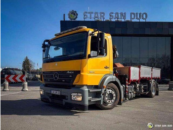 Camion benne, Camion grue Mercedes-Benz AXOR 1824 4x2 HMF 975 HDS Crane Rotator Kipper: photos 3