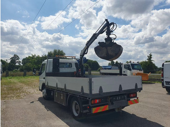Camion plateau, Camion grue Mitsubishi Fuso Canter 7C15 - Flatbed truck + crane: photos 3 Camion plateau, Camion grue Mitsubishi Fuso Canter 7C15 - Flatbed truck + crane: photos 3