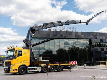 Camion plateau, Camion grue Volvo FH 540 8x4 HMF 6020 Fly Jib Winch: photos 4
