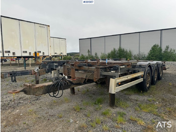 Remorque porte-conteneur/ Caisse mobile