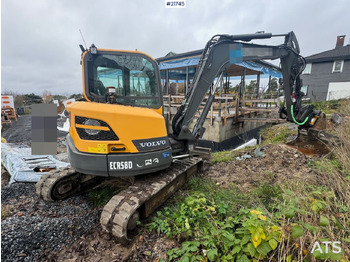 Pelle sur chenille Volvo ECR58D Beltegraver m/ tilt og skuffe: photos 5