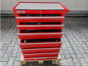 Matériel de chantier Unused ERDWERK ER7 Tool Cabinet, 7 Drawers, including Tools: photos 4