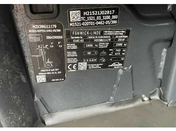 Chariot élévateur électrique Linde E16C-02: photos 4 Chariot élévateur électrique Linde E16C-02: photos 4