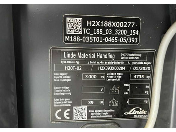 Chariot élévateur à gaz Linde H30T-02: photos 4