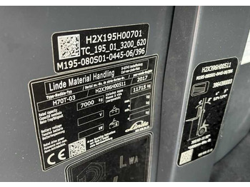 Chariot élévateur à gaz Linde H70T-03: photos 3