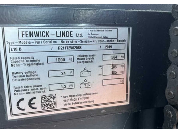 Gerbeur Linde L10B: photos 4