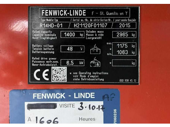 Linde R14HD-01 en leasing occasion Linde R14HD-01: photos 4