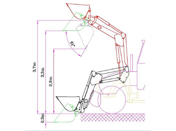 Chargeur frontal pour tracteur Hydrometal front loader AT-30: photos 5