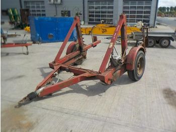 Remorque Single Axle Cable Reel Trailer