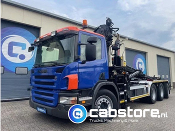 Camion ampliroll, Camion grue Scania P380 LB 8x4*4 HNA Euro 5 - HIAB 211 E-3 Hipro Crane with remote control + Multilift  XR26S61 Hooklift - Year 2009 - Km 336.501 !! - Good condition: photos 4