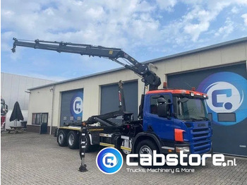 Camion ampliroll, Camion grue Scania P380 LB 8x4*4 HNA Euro 5 - HIAB 211 E-3 Hipro Crane with remote control + Multilift  XR26S61 Hooklift - Year 2009 - Km 336.501 !! - Good condition: photos 2