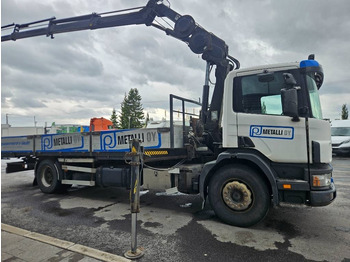 Camion grue Scania P 94 DB 220 Hiab 135-4 lisähydrauliikalla: photos 3
