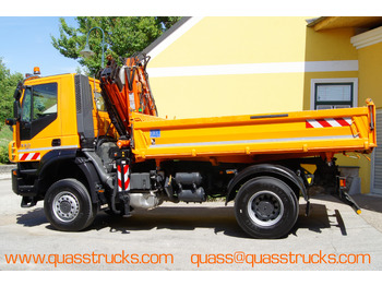 Camion benne IVECO 190T33 Trakker 4x4/ATLAS 85.2/Euro5/Winterdienst/Streuer: photos 3