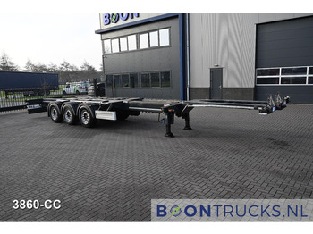 Semi-remorque porte-conteneur/ Caisse mobile Pacton ET3 | 2x20-30-40-45ft HC * 2x EXTENDABLE * LIFT AXLE * NL TRAILER * APK 06-2026: photos 4