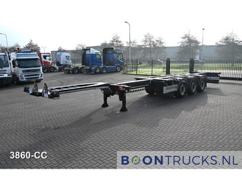 Semi-remorque porte-conteneur/ Caisse mobile Pacton ET3 | 2x20-30-40-45ft HC * 2x EXTENDABLE * LIFT AXLE * NL TRAILER * APK 06-2026: photos 5