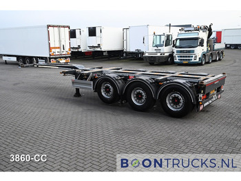 Semi-remorque porte-conteneur/ Caisse mobile Pacton ET3 | 2x20-30-40-45ft HC * 2x EXTENDABLE * LIFT AXLE * NL TRAILER * APK 06-2026: photos 3
