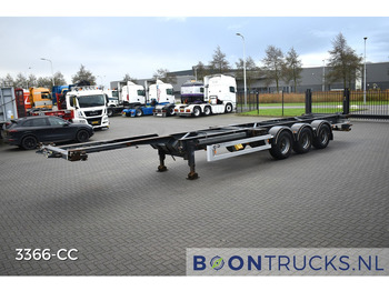 Semi-remorque porte-conteneur/ Caisse mobile Van Hool 3B2015 FIXED CHASSIS | 2x20-40ft HC * 4600 Kg * NL TRAILER: photos 4
