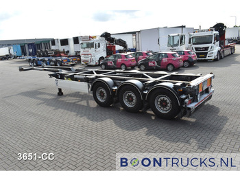 Semi-remorque porte-conteneur/ Caisse mobile Van Hool A3C002 2x20-30-40-45ft HC * LIFT AXLE * SAF / DISC * EXTENDABLE REAR: photos 3