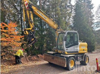 Pelle sur pneus NEW HOLLAND