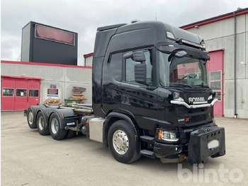 Camion ampliroll SCANIA