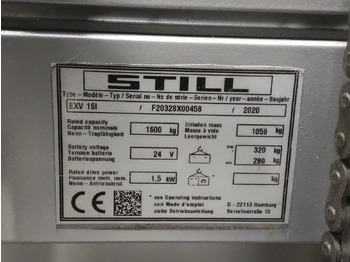 Gerbeur Still EXV16I/BATT.NEU: photos 5