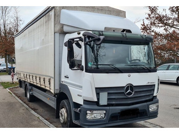 Camion à rideaux coulissants Mercedes-Benz Atego 3 4x2 1230 Schiebeplane Palfinger Bühne