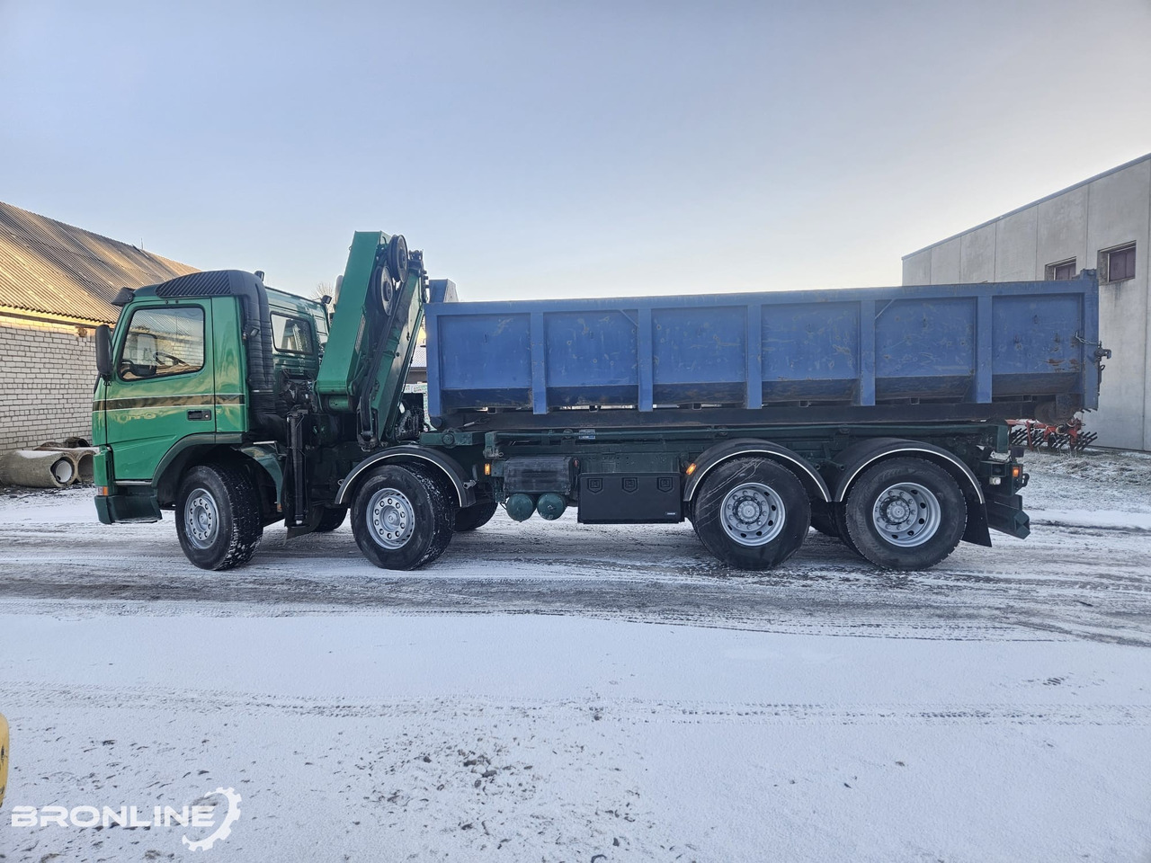 2002 Volvo FM12 8x4 Cable lift + Crane HMF - Camion - système de câble, Camion grue: photos 4 2002 Volvo FM12 8x4 Cable lift + Crane HMF - Camion - système de câble, Camion grue: photos 4