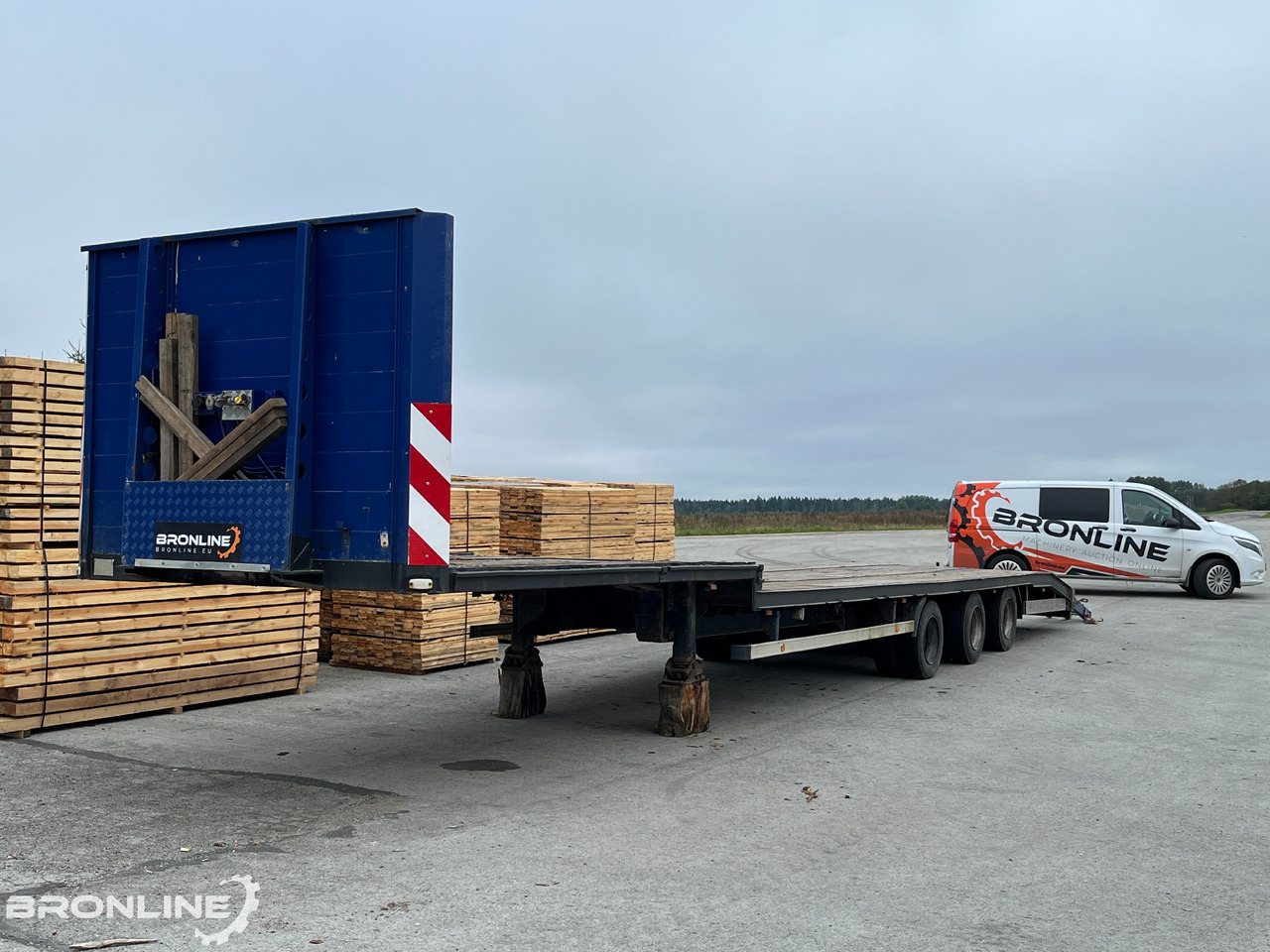 2003 WECON S327 LK20 3-axle trailer - Semi-remorque surbaissé: photos 1 2003 WECON S327 LK20 3-axle trailer - Semi-remorque surbaissé: photos 1