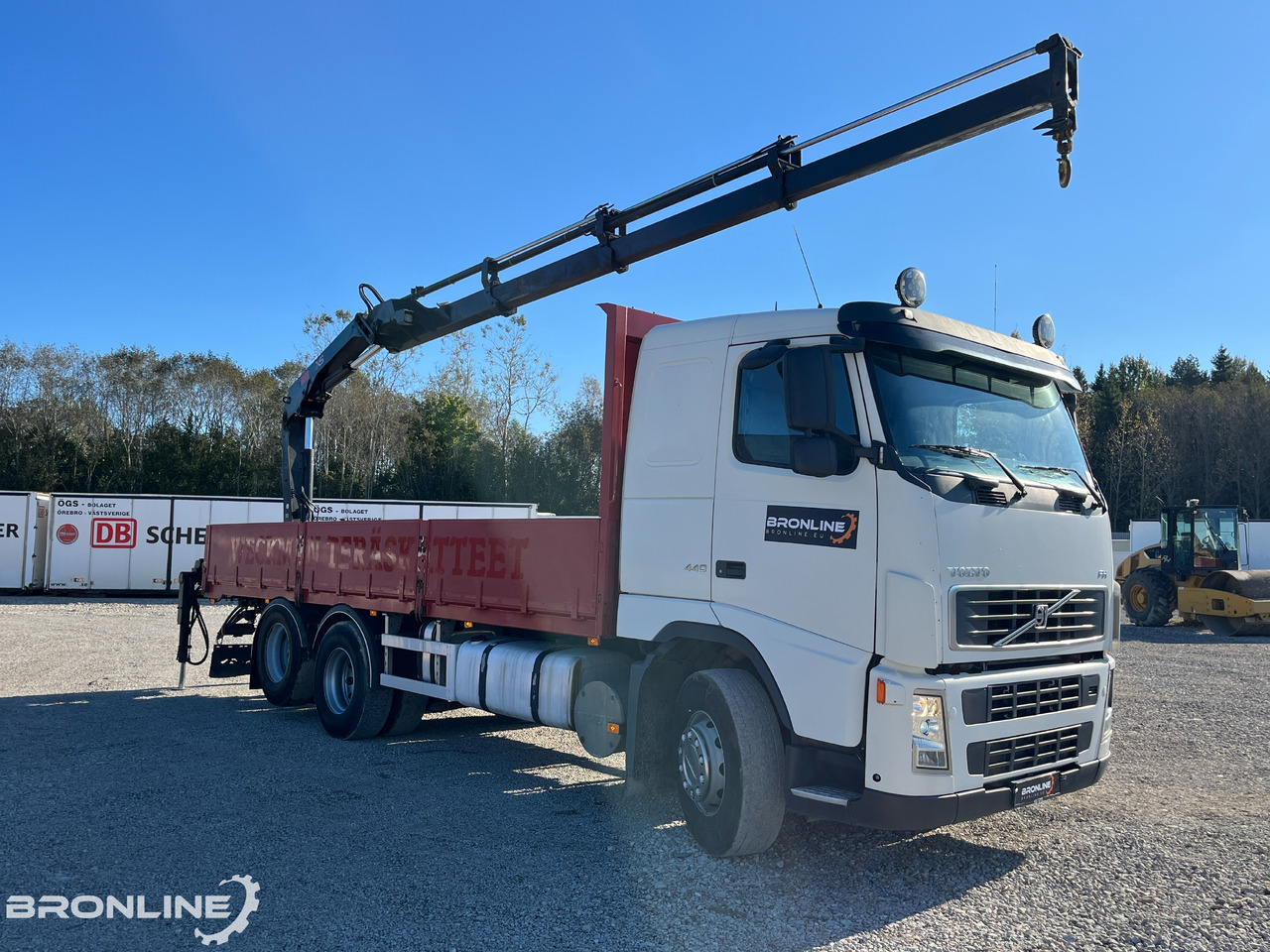 2006 Volvo FH 440 6x2 Flatbed + Crane - Camion plateau, Camion grue: photos 2 2006 Volvo FH 440 6x2 Flatbed + Crane - Camion plateau, Camion grue: photos 2