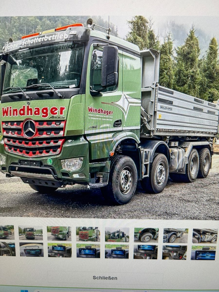 Mercedes-Benz Arocs 4152 8x4 BB Meiller Special Kipper - Camion benne: photos 1 Mercedes-Benz Arocs 4152 8x4 BB Meiller Special Kipper - Camion benne: photos 1