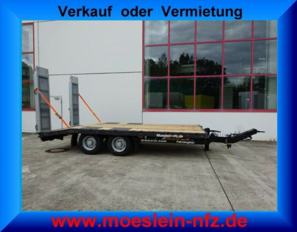 Möslein Neuer Tandemtieflader 13 t GG - Remorque porte-engin surbaissée: photos 1 Möslein Neuer Tandemtieflader 13 t GG - Remorque porte-engin surbaissée: photos 1