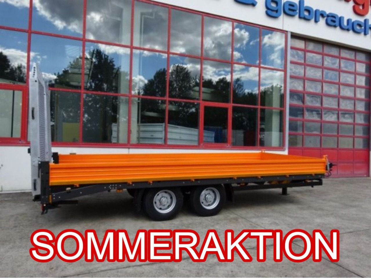 Möslein Neuer Tandemtieflader 13 t GG - Remorque porte-engin surbaissée: photos 1 Möslein Neuer Tandemtieflader 13 t GG - Remorque porte-engin surbaissée: photos 1