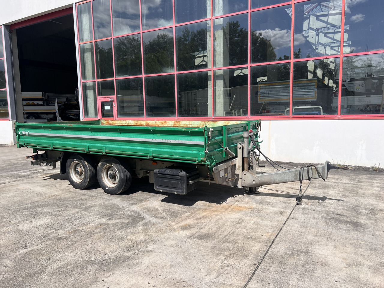 TK Tandemkipper- Tieflader, wenig Benutzt - Remorque benne: photos 2 TK Tandemkipper- Tieflader, wenig Benutzt - Remorque benne: photos 2