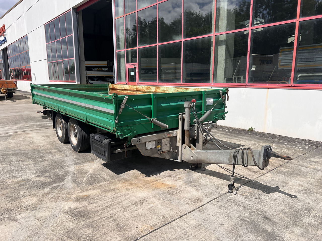 TK Tandemkipper- Tieflader, wenig Benutzt - Remorque benne: photos 3 TK Tandemkipper- Tieflader, wenig Benutzt - Remorque benne: photos 3