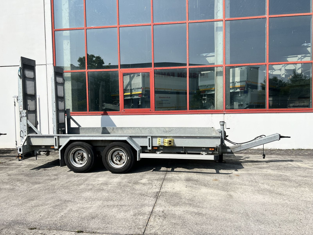 Remorque porte-engin surbaissée Tandemtieflader, Wenig Benutzt