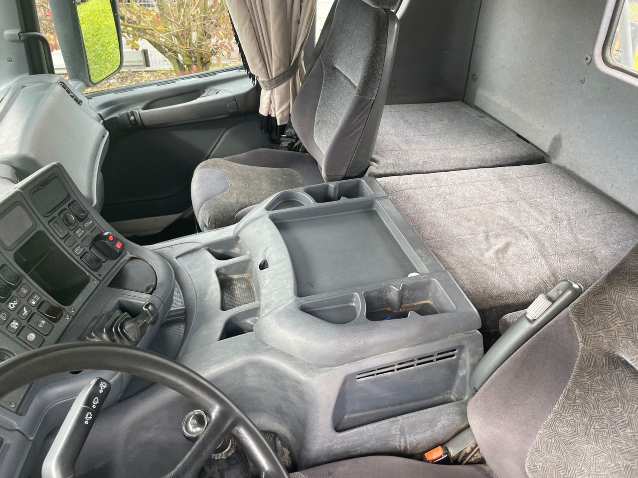 Camion benne, Camion grue Scania B4X2 ATL, Absetzkipper: photos 8