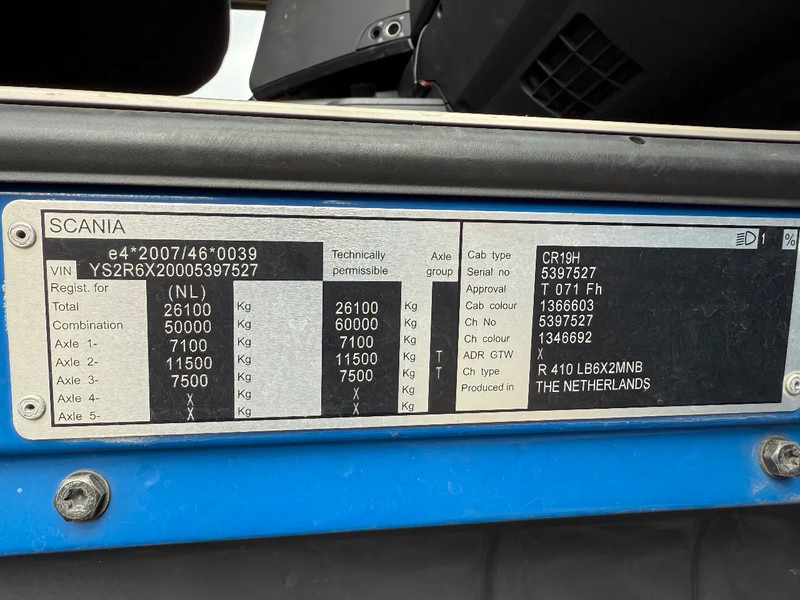 Camion à rideaux coulissants Scania R410 2015 ! retarder ! comby 113 m3: photos 18