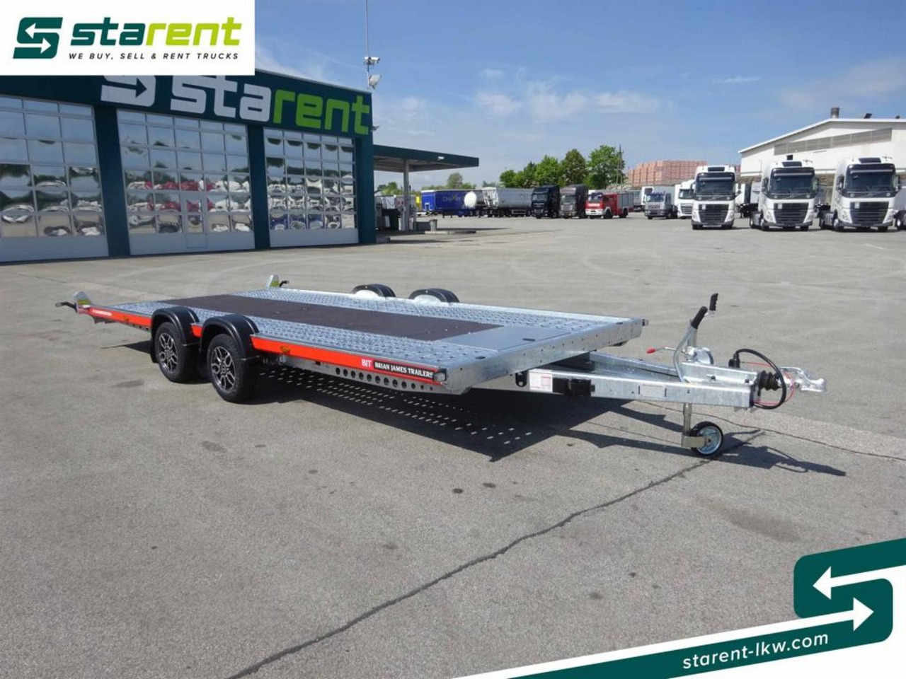 Brian James Trailers A-Transporter Rampen Alufelgen - Remorque porte-voitures: photos 3 Brian James Trailers A-Transporter Rampen Alufelgen - Remorque porte-voitures: photos 3