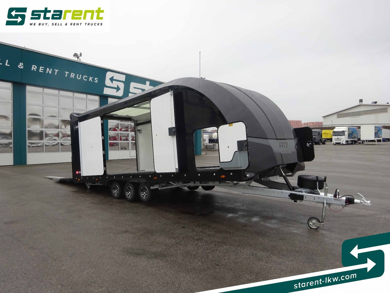 Remorque porte-voitures Brian James Trailers Race Transporter 7, Seilwinde: photos 10