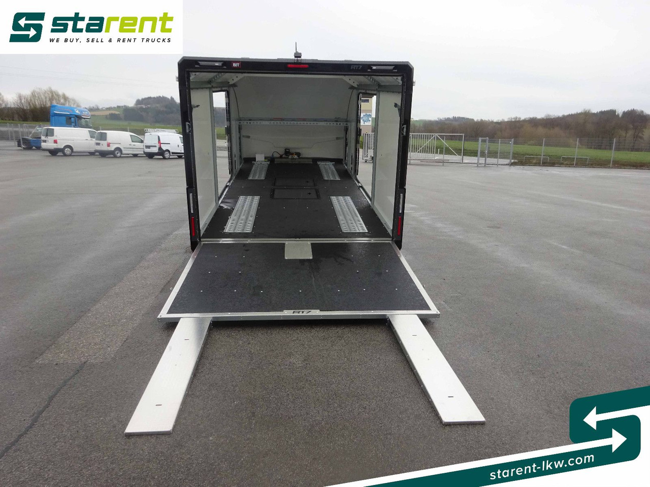 Remorque porte-voitures Brian James Trailers Race Transporter 7, Seilwinde: photos 12