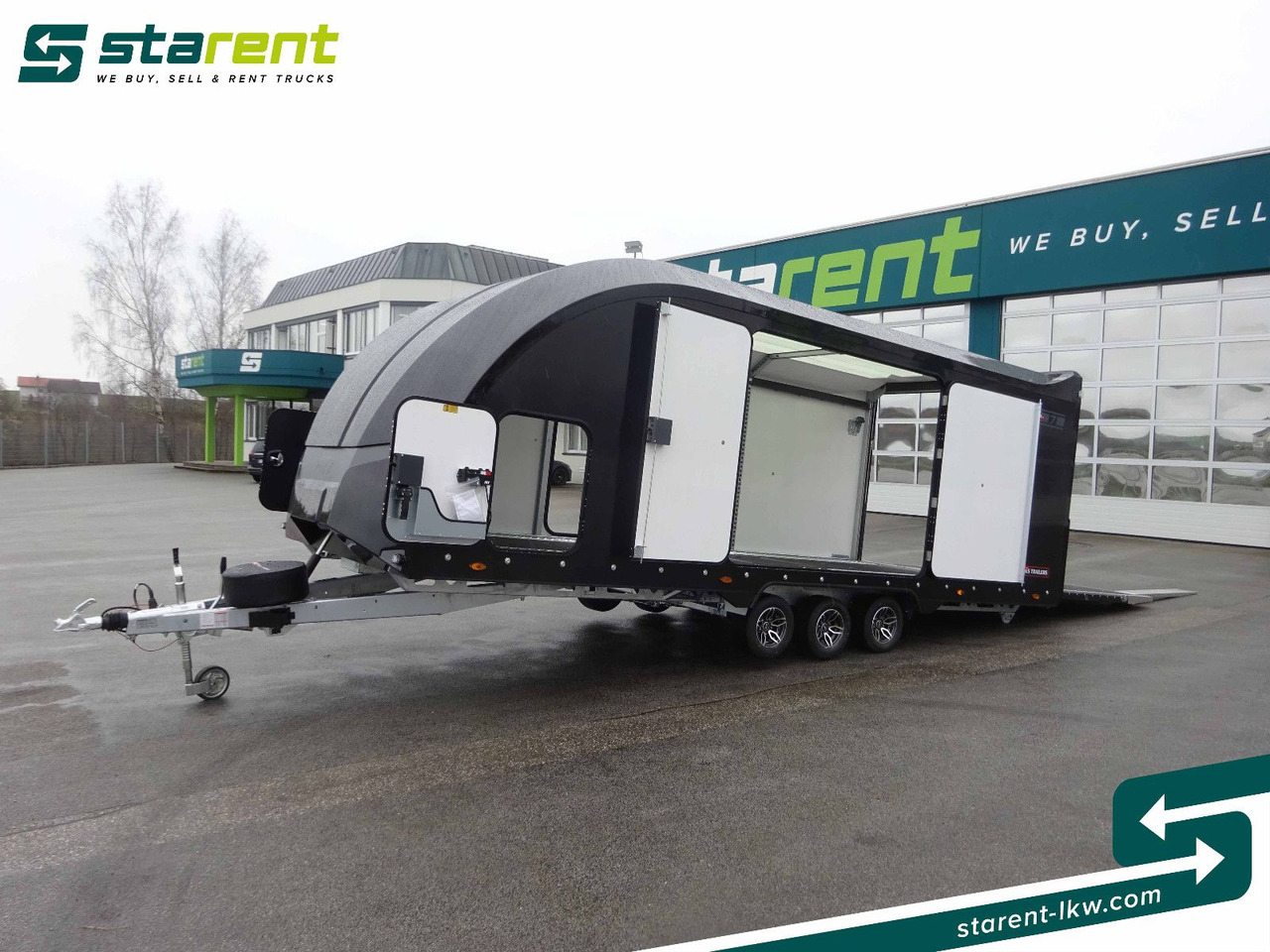 Remorque porte-voitures Brian James Trailers Race Transporter 7, Seilwinde: photos 9