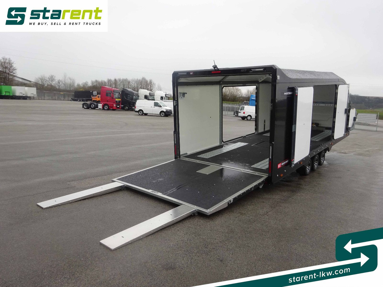 Remorque porte-voitures Brian James Trailers Race Transporter 7, Seilwinde: photos 11