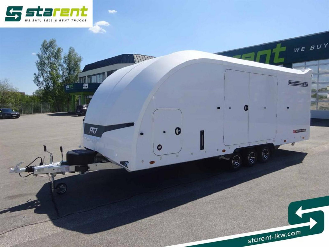 Brian James Trailers Race Transporter 7 Seilwinde elektrische Klappe - Remorque porte-voitures: photos 1 Brian James Trailers Race Transporter 7 Seilwinde elektrische Klappe - Remorque porte-voitures: photos 1