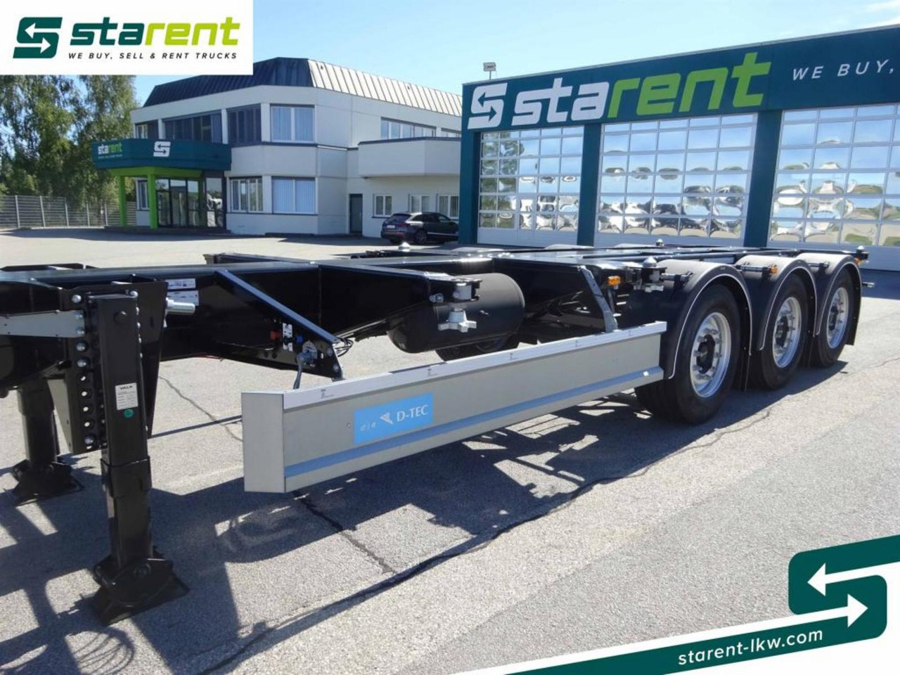 Remorque porte-conteneur/ Caisse mobile neuf D-TEC Portmaster 1x20 / 2x20 / 1x30 / 1x40 / 1x45: photos 9