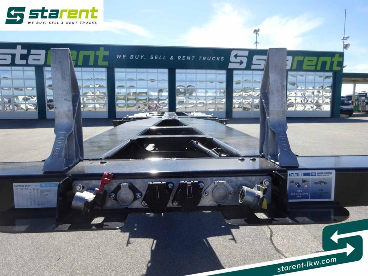 Remorque porte-conteneur/ Caisse mobile neuf D-TEC Portmaster 1x20 / 2x20 / 1x30 / 1x40 / 1x45: photos 11